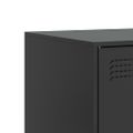 vidaXL TV skrinky 2 ks čierne 67x39x44 cm oceľ