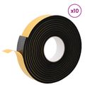 vidaXL Samolepiaca penová páska 10 ks Čierna 40mm x 5m CR Pena