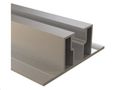 Montážny hliníkový profil trapezový nízky 66x24,5 mm, dĺžka 4,30 m, HNP5 SAT-JEM
