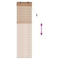 vidaXL Roleta Hnedá 50 x 220 cm Bambus