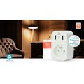 SmartLife chytrá zásuvka NEDIS WIFIP151EWT /Wi-Fi/meranie spotreby/16A/3680W/biela
