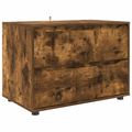 vidaXL Úložná skrinka 80 x 48 x 57 cm Kompozitné drevo Dymová dub