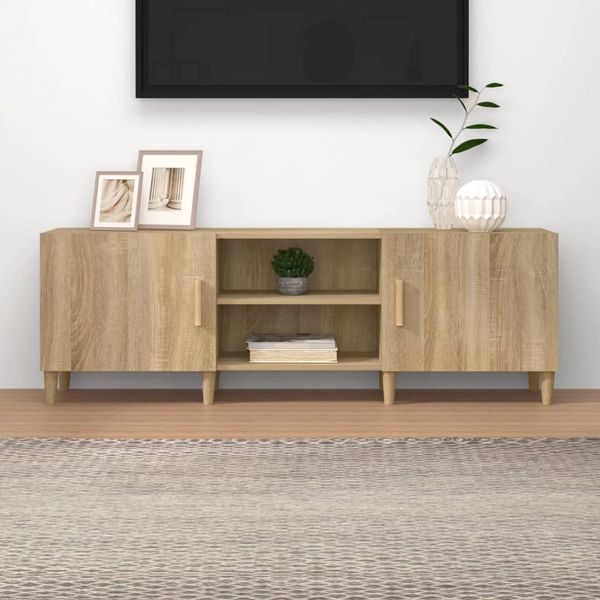 vidaXL TV skrinka farba dubu sonoma 150x30x50 cm spracované drevo