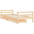 vidaXL Rám detskej postele so zásuvkami 80x200 cm masívna borovica