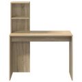 vidaXL Stôl Sonoma dub 102 x 50 x 124 cm Kompozitné drevo