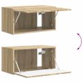 vidaXL TV nástenná skriňa 60 x 31 x 29,5 cm Sonoma Kompozitné drevo