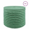 vidaXL Jutové lano 16 mm Zelená 100% Tossa juta