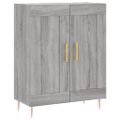 vidaXL Vysoká skrinka sivý dub sonoma 69,5x34x180 cm spracované drevo