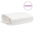 vidaXL Celta, biela 1,5x2,5 m 650 g/m²