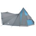vidaXL Tipi stan so strechou s úložiskom Modrá 510 x 690 x 330 cm taft