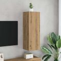 vidaXL TV skrinka dub artisan 30,5x30x90 cm kompozitné drevo