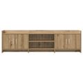 vidaXL TV skrinka 168 x 33 x 47 cm Dub artisan Kompozitné drevo