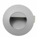 vidaXL Vonkajšie nástenné LED svetlá 6 ks, 2 W, strieborné, okrúhle