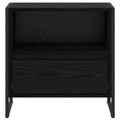 vidaXL Nočný stolík 2 ks Čierny dub 50 x 39,5 x 50 cm Kompozitné drevo