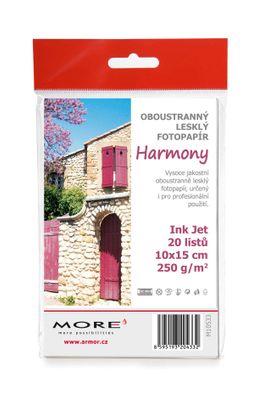 Armor fotopapier Harmony 240g, lesklý 10x15, 20 ks