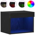 vidaXL Zostava TV skriniek 40 x 30 x 30 cm Čierny dub Kompozitné drevo