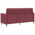 vidaXL Sofa s úložným priestorom Víno červené 172 x 78 x 87 cm