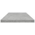 vidaXL Prídavné police 4 ks betónovo sivé 80x20x1,5cm kompozitné drevo