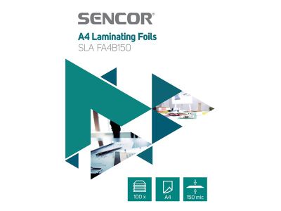 Fólie laminovacie SENCOR SLA FA4B150 A4 150mic 100ks