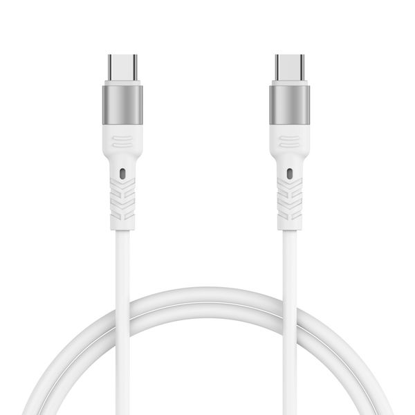 Forever Core High Power kábel USB - USB-C 2,0 m biely 100W pre GaN