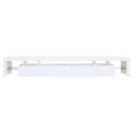 vidaXL TV skrinka s LED svetlami biela 260x36,5x40 cm