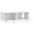 vidaXL Nástenná TV skrinka 99 x 41 x 30 cm Biela Kompozitné drevo