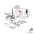MKF-GATE/REC15i Tuya Smart / WiFi prijímač, bezdrôtový otvárač brán a brán