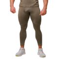 Bežecké legíny Pulse Vetiver - GymBeam, veľkosť M, veľkosť oblečenia M