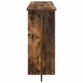 vidaXL Konzolový stôl Údený Dub 100 x 30 x 75 cm Kompozitné drevo