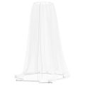 vidaXL Moskytiéra na dáždnik 220 sieťovina biela Φ330x250 cm