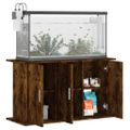 vidaXL Stojan na akvárium dymový dub 101x41x58 cm kompozitné drevo
