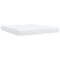 vidaXL Boxspring posteľ s matracom biela 180x200 cm umelá koža