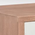 vidaXL Konzolový stolík s 8 zásuvkami 120x30x76 cm masívne borovicové drevo