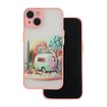 Ultra Trendy puzdro pre iPhone 14 6,1" Travel ružové