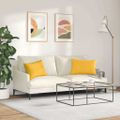 vidaXL Vankúše na pohovku 2 pcs Svetložltá 60 x 40 cm