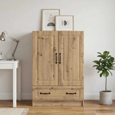 vidaXL Servírovacia skriňa Dub artisan 66 x 34,5 x 92 cm