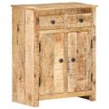 vidaXL Komoda 59x35x75 cm surové mangovníkové drevo