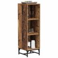 vidaXL Servírovacia skriňa Staré drevo 35 x 37 x 117 cm