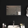vidaXL Zrkadlo do kúpeľne s LED Priehľadná 60 x 40 cm tvrdené sklo