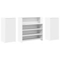 vidaXL Recepčný pult biely 200x50x103,5 cm, umelé drevo