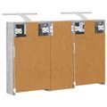 vidaXL Set kabinetov do kúpeľne 3 ks 80 x 10,5 x 50 cm