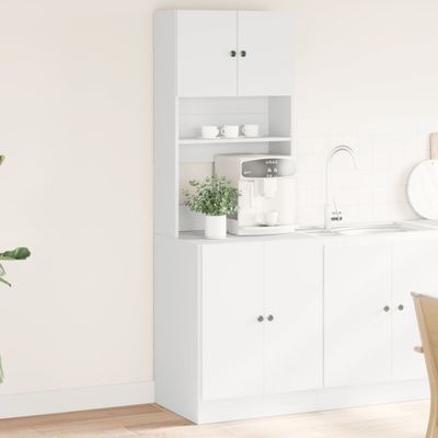 vidaXL Kuchynská skrinka biela 60x50x180 cm kompozitné drevo