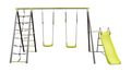 Šmykľavka G21 k záhradnej hojdačke zelená
