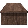 vidaXL Stojan na monitor hnedý dub 100x27x15 cm kompozitné drevo