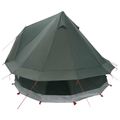 vidaXL Tipi stan 4-miestny Armádna zelená Polyester a oceľ