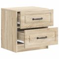vidaXL Nočný stolík Dub sonoma 43 x 34,5 x 44,5 cm Kompozitné drevo
