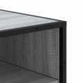 vidaXL Regál na topánky sivý sonoma 48x38x97,5 cm, kompozitné drevo