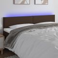 VidaXL Čelo postele hnedé 160x5x78/88 cm umelá koža