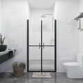 vidaXL Sprchové dvere polo-mliečne ESG (88-91)x190 cm