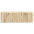 vidaXL Nástenná TV skrinka 98 x 41 x 30 cm Dub sonoma Kompozitné drevo